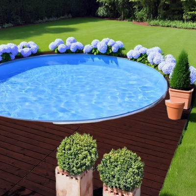 Чашковый пакет из ПВХ для бассейна